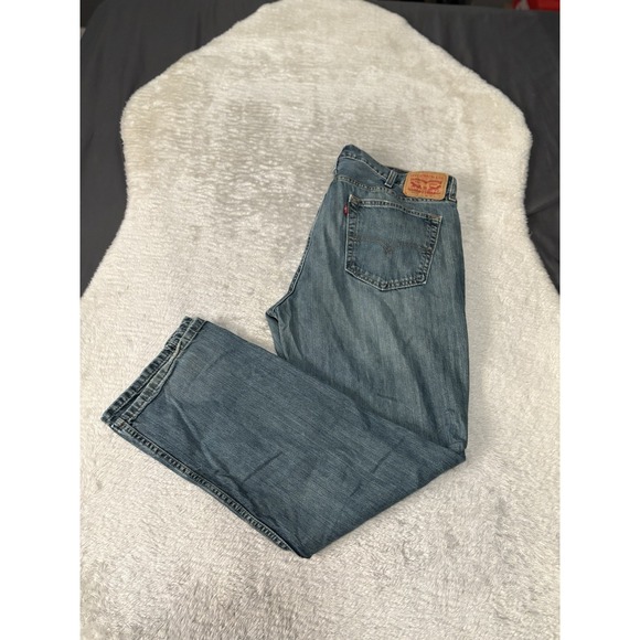 Levi's Other - Levis 559 Mens Relaxed Straight Leg Blue Denim‎ Jeans Size 38x32 READ